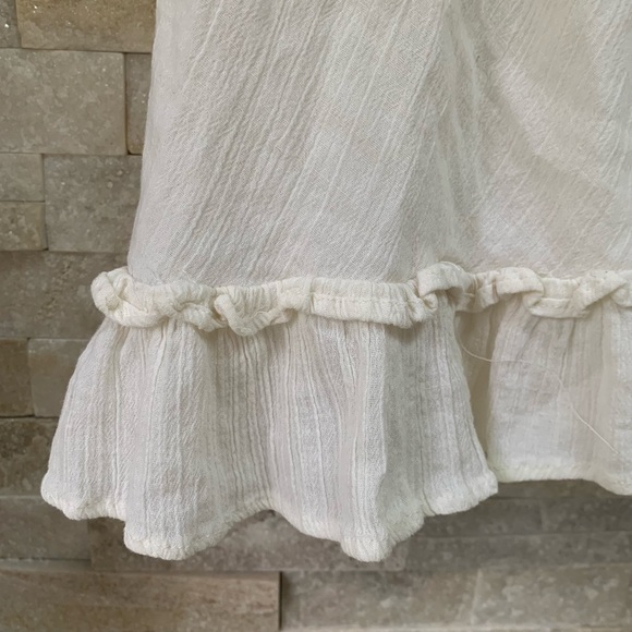 Gauze embroidered dress, M - Picture 4 of 8
